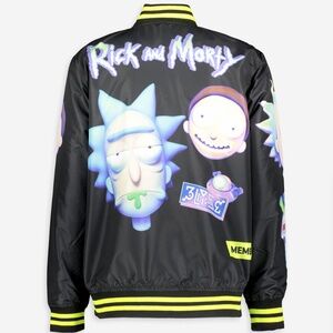 Rick and Morty Adult Swim Members Only Bomber Jacket Men's S or M